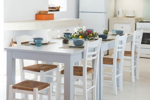 sea front villa paros greece