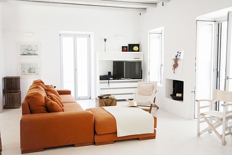 sea front villa paros greece