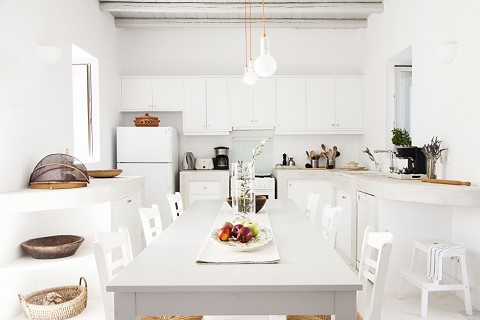 sea front villa paros greece