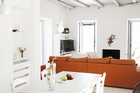 sea front villa paros greece