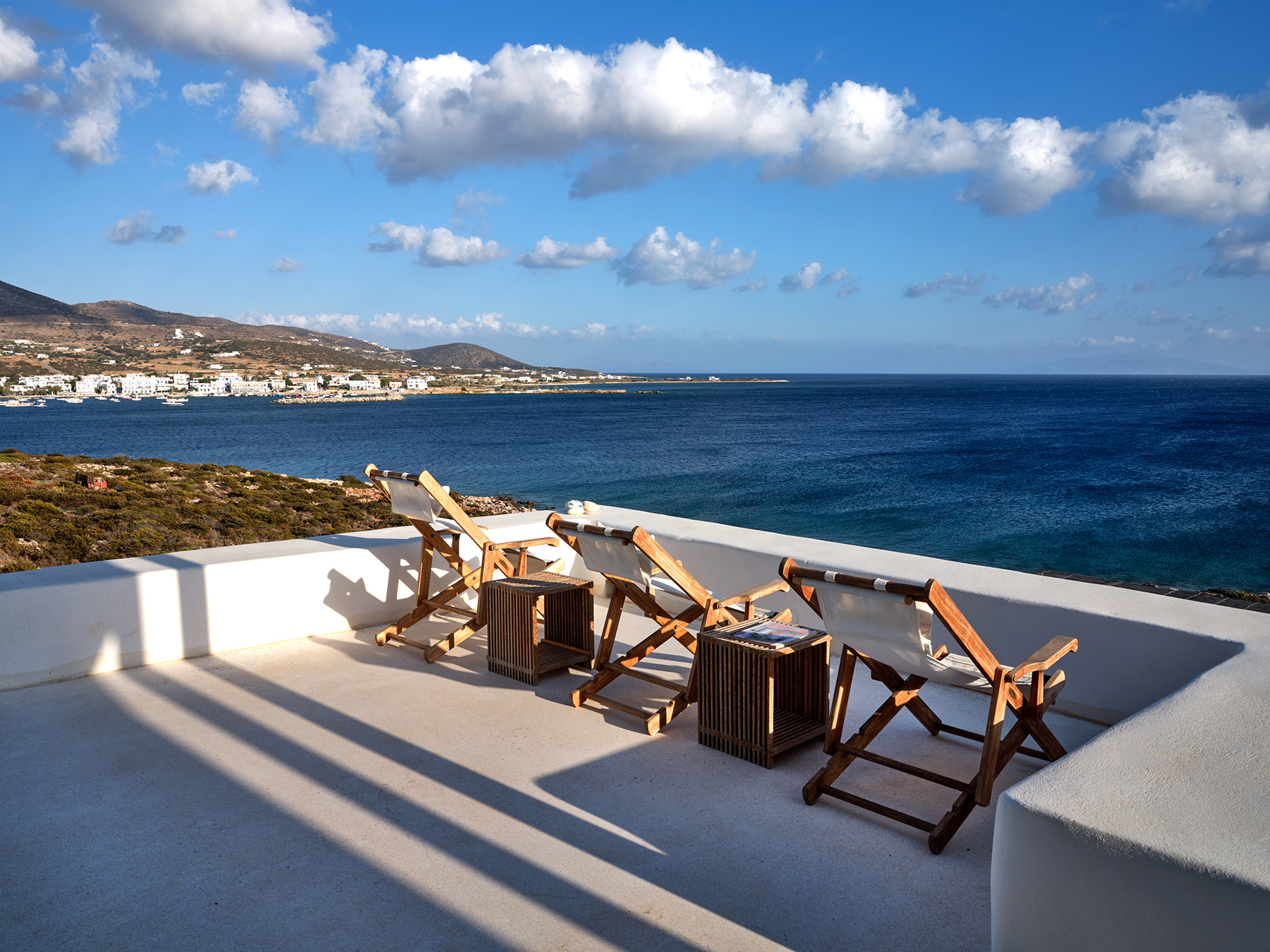 sea front villa paros