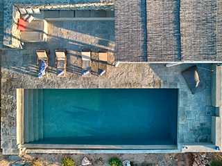 sea front villa paros greece