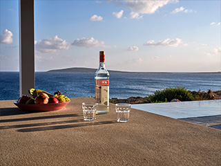 sea front villa paros greece