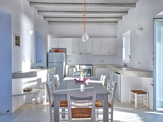 sea front villa paros greece