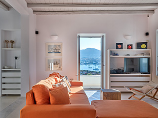 sea front villa paros greece