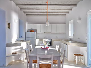 sea front villa paros greece