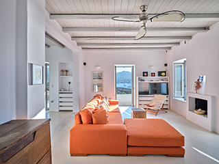 sea front villa paros greece