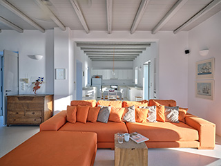 sea front villa paros greece