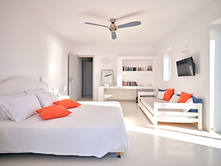 sea front villa paros greece