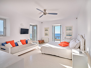 sea front villa paros greece