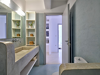 sea front villa paros greece