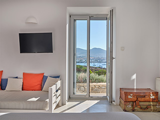 sea front villa paros greece